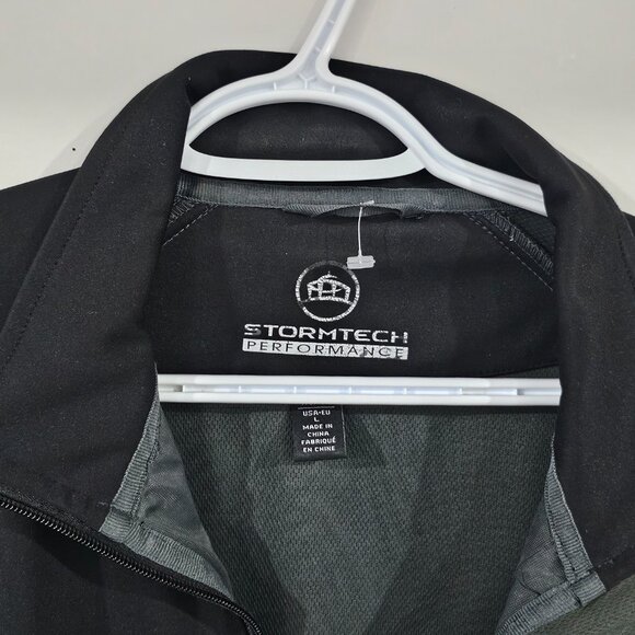 Storm Tech Performance Zip up front sports jacket Size Large Black - Picture 3 of 4